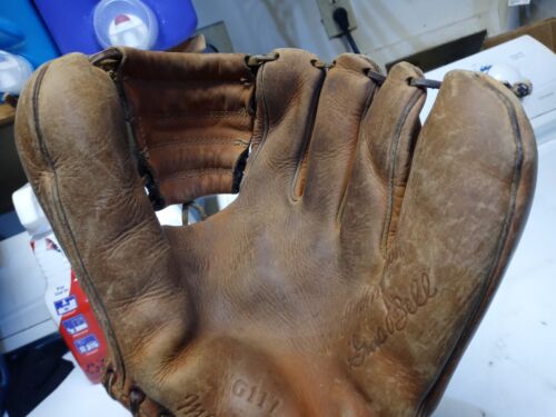 VTG Antique MacGregor G117 Autorgraph Model Gus Bell Baseball Glove RHT Made USA - Picture 6 of 11