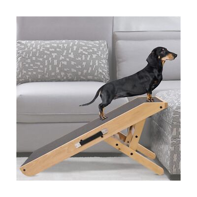 Dog ramp for Couch PRIORPET - Birchwood Foldable Dog ramp - Adjustable 7'''' to...