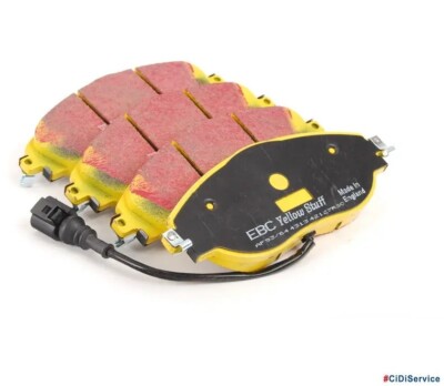 Set Beläge Bremse Performance EBC Yellow Stuff VW Audi Seat Anlage 340mm