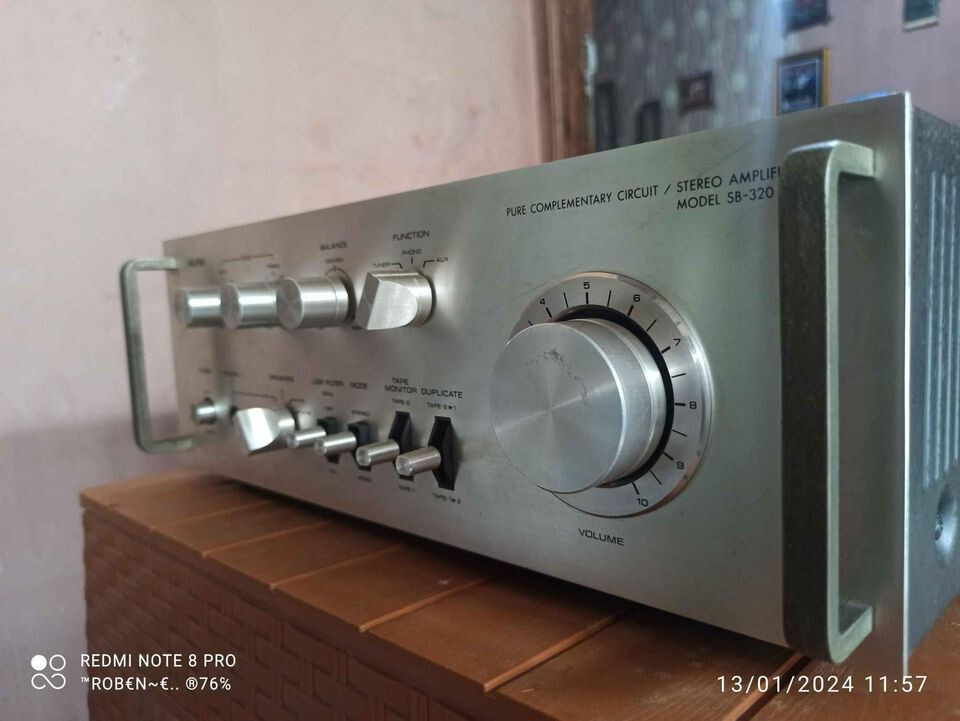 【レア】東芝 Aurex SB-320 ステレオアンプ レトロ 東芝 - 【レア】東芝 Aurex SB-320 ステレオアンプ レトロの通販
