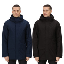 Regatta Rulford Mens Quilted Insulated Waterproof Parka Jacket Coat RRP £140