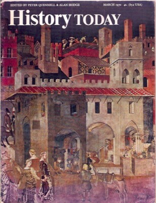 history today-MAR 1970-SIENA:''THE EFFECTS OF GOOD GOVERNMENT'' by LORENZETTI.