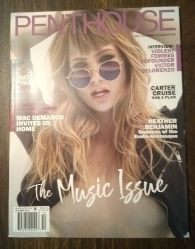 Penthouse Magazine Oct 2018 - The Music Issue (Comes In Protective Sleeve)
