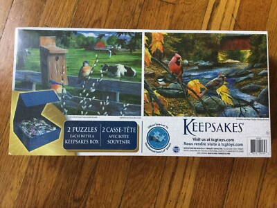 500 Piece Keepsake Puzzles 2 W Birds Farms And Nature 500 Pieces Sure Lox Ebay