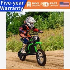   24V Electric Dirt Bike for Kids 350W Kids Electric Motorcycle 2-Speed Modes