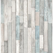 Tablero de granero gris tablón fino madera papel tapiz lavable pelable material no tejido