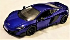 Kinsmart - 1:36 Scale Model McLaren 675LT Blue BBKT5392DB