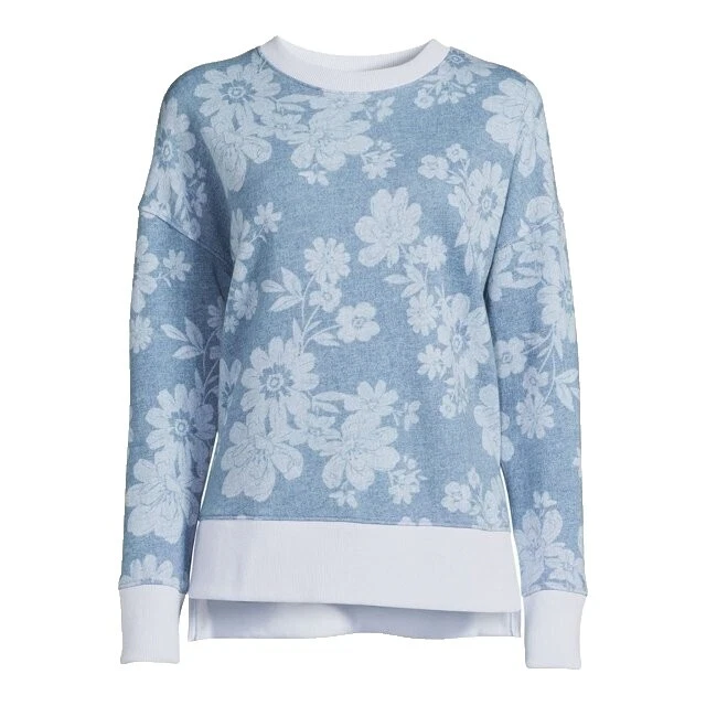 Polyester Floral Hoodies & Sweatshirts for Women
