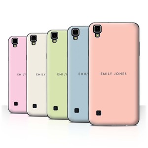 Personalized Custom Pastel Stamp Phone Case For Lg X Style K200 Initial Cover Ebay