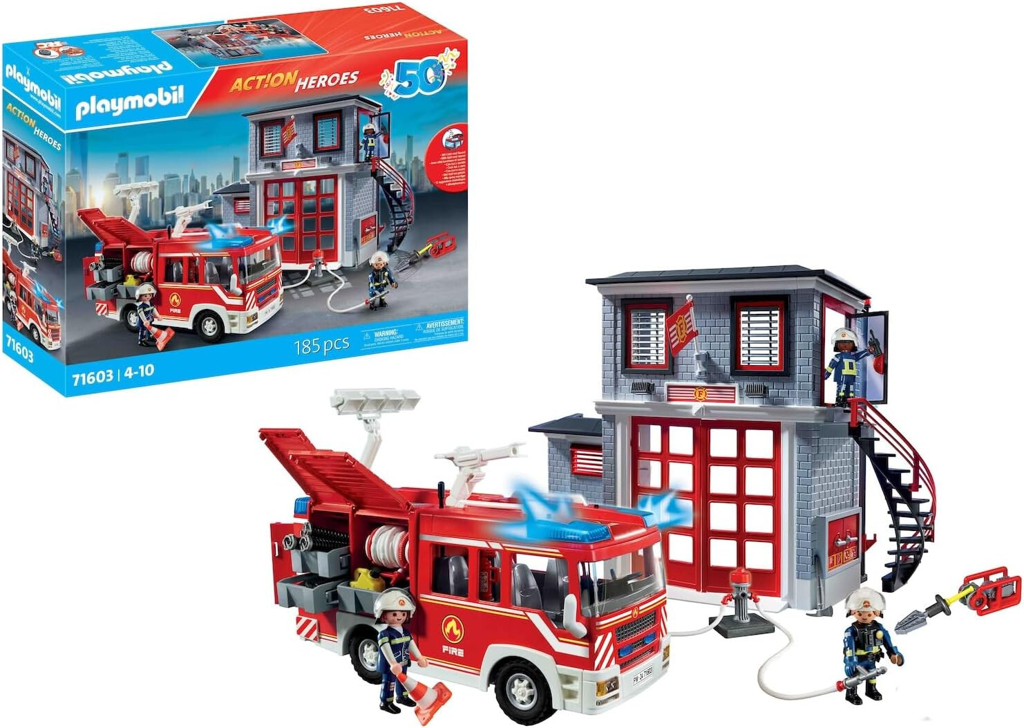 PLAYMOBIL - 71603 MEGA SET DEI VIGILI DEL FUOCO