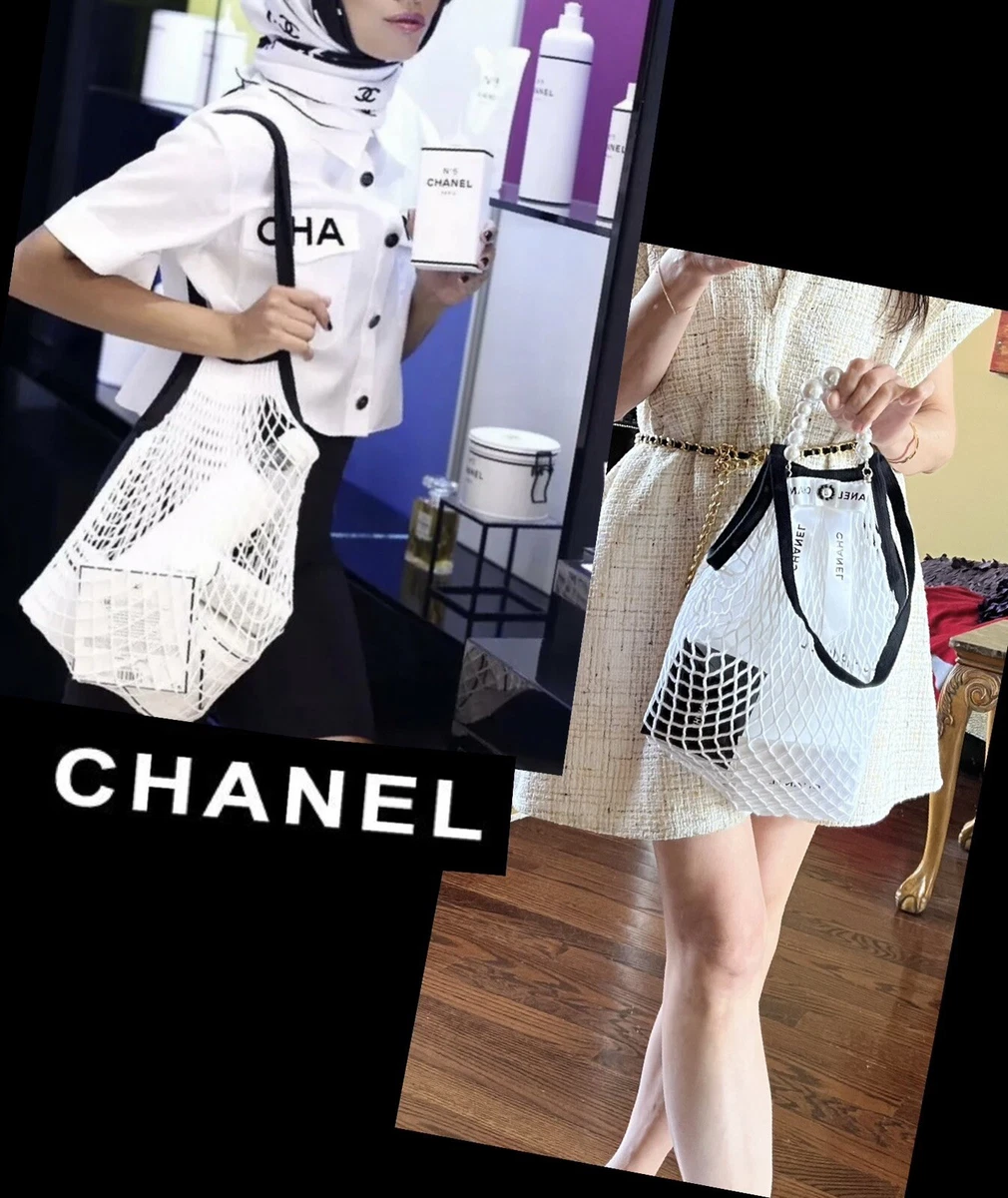 Chanel Mesh Tote Shopping Promotional Gift Bag