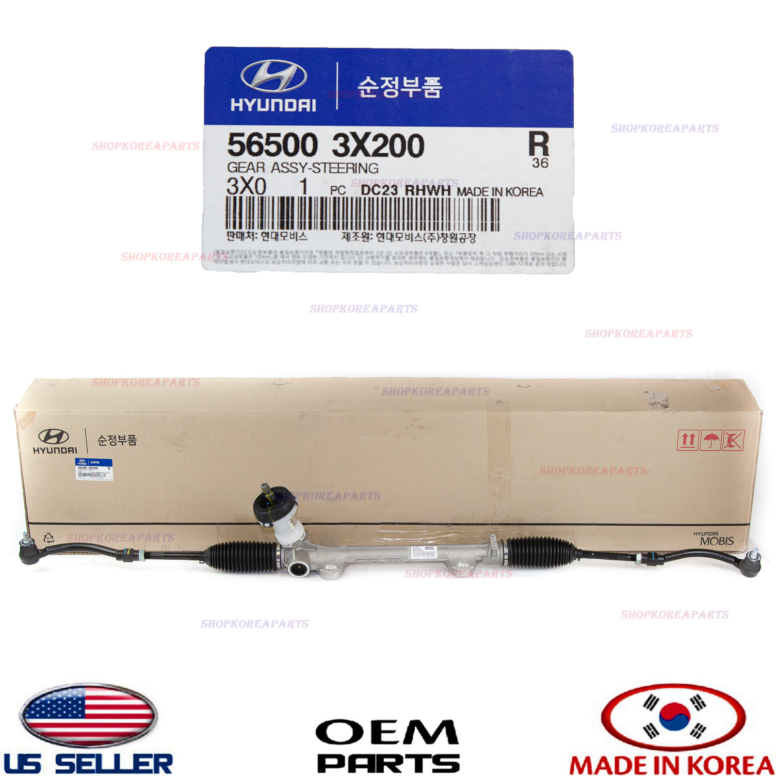 STEERING GEAR RACK AND PINION ASSY OEM Genuine ELANTRA / ELANTRA