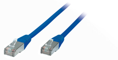 2m CAT.5e Gigabit Patchkabel FTP blau Netzwerkkabel LAN DSL CAT 5 Kabel