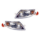 Fortpro Headlights Assemblies with Corner Lamp for International Durastar 4300 -