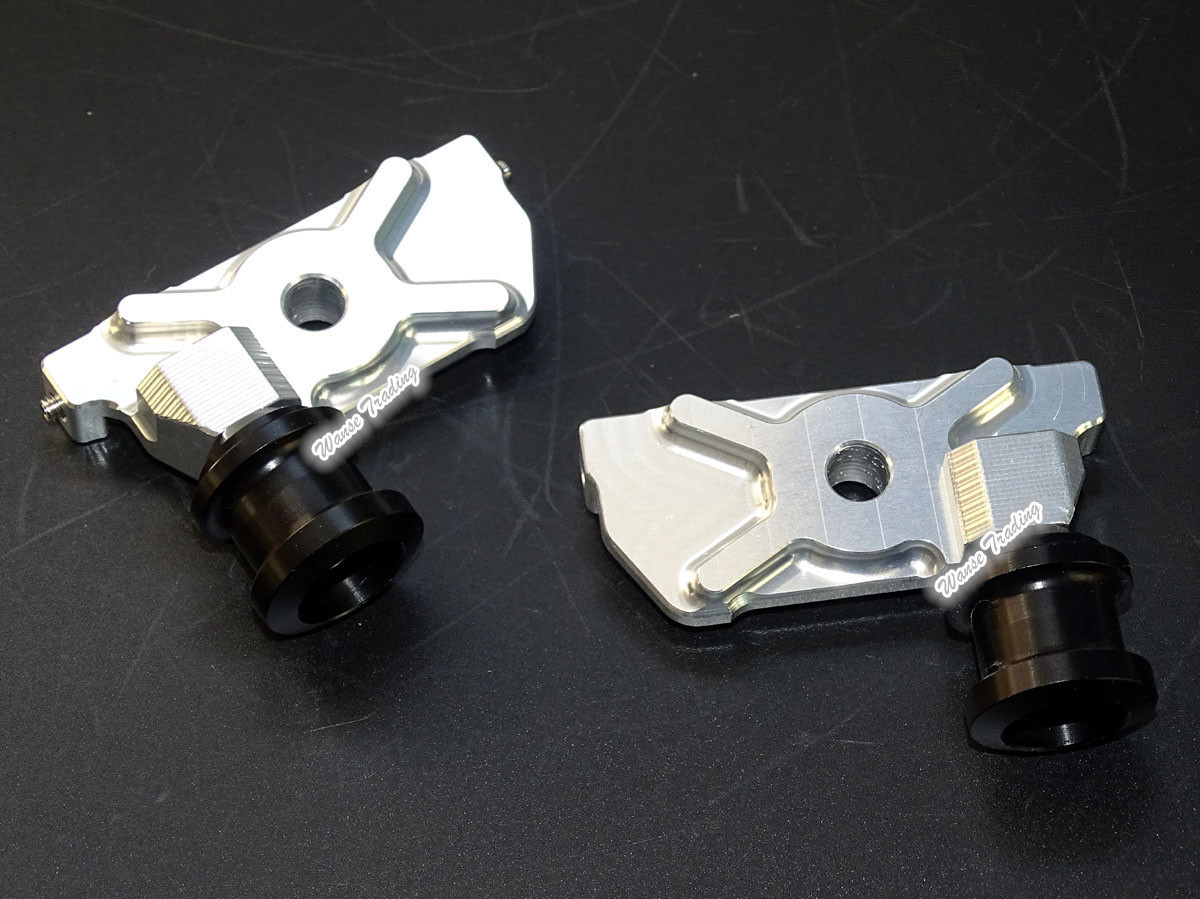 Swingarm Spool Adapter Mount Silver Fit 20142016 YAMAHA YZF R25 R3
