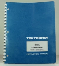 Original Tektronix C5A Camera With Options Instruction Manual