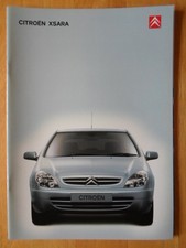 CITROEN XSARA Range 2000 2001 UK Market Sales Brochure