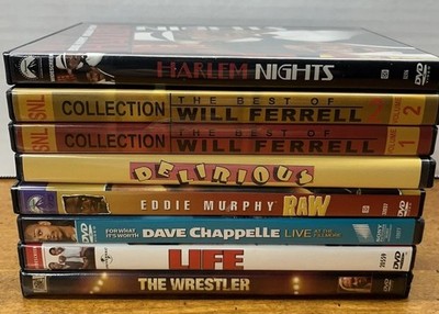 Lot 8-Comedy Movies DVD Eddie Murphy, Will Ferrel, Dave Chappelle