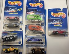 Vintage Hot Wheels 1991 Collector Die Cast Car Lot 9 Original NIB
