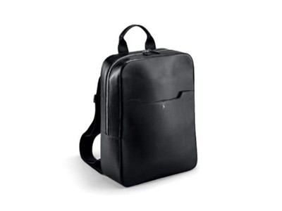 Montegrappa Signet Series Rucksack, Leder, Schwarz, Laptop-Fach, IC00BP00