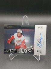 Marco Kasper 23-24 Debut Ticket Access Autograph /99 SP - NHL Detroit Red Wings