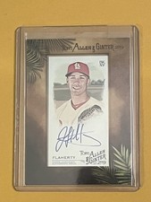 2019 Topps Allen & Ginter Framed Mini Autograph Jack Flaherty #MA-JFL - Auto