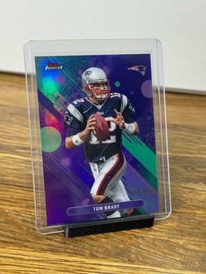 2025 Topps Finest New England Patriots Tom Brady Purple Refractor /250 #100