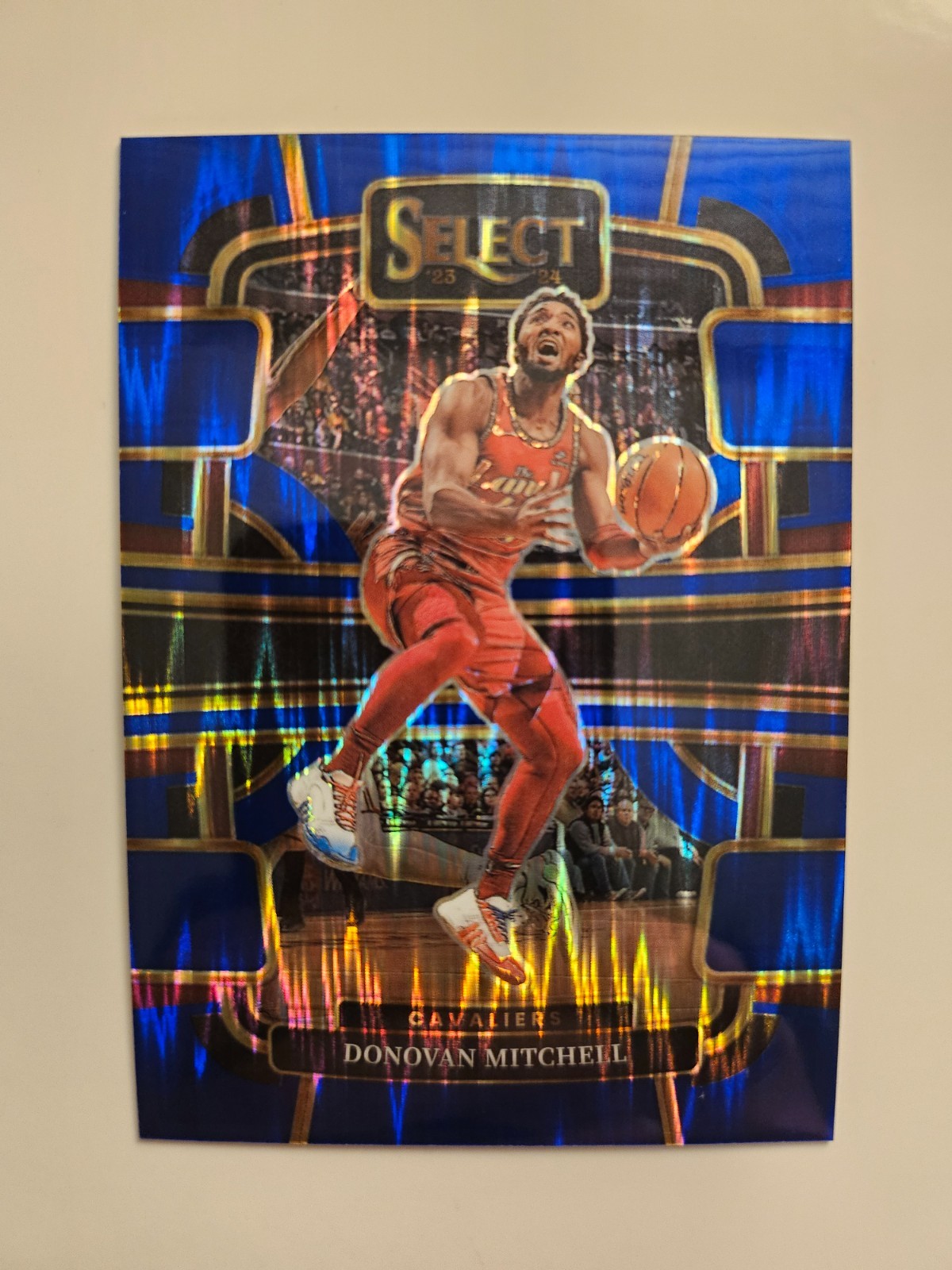 23-24 Donovan Mitchell Select Blue Flash Prizm 78/99 #38