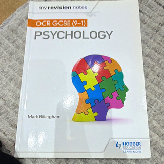 My Revision Notes OCR GCSE (9 1) Psychology Paperback by Mark Billingham