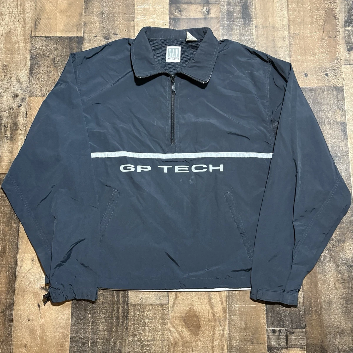 Vintage gap jacket ski - 80s GAP Nylon Half Zip Jacket Gem