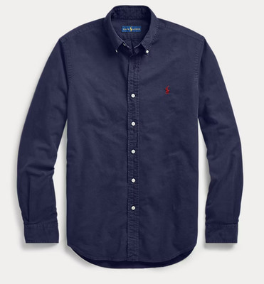Polo Ralph Lauren Classic Fit Oxford Shirt - Navy Blue - Brand New Retail $130