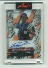 2026 Leaf Sports Heroes DEXTER MCCLEON JR AUTO 5/8