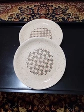 Vintage Vernonware California HEYDAY Dinner Plates (Metlox) Set of 6 EUC