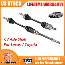 Front Left & Right Set CV Axle Shaft for Lexus ES350 Toyota Camry Avalon 3.5L V6