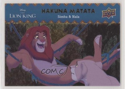 2020 Upper Deck Disney Lion King Hakuna Matata LTFX Gold 16/25 Simba & Nala ar6