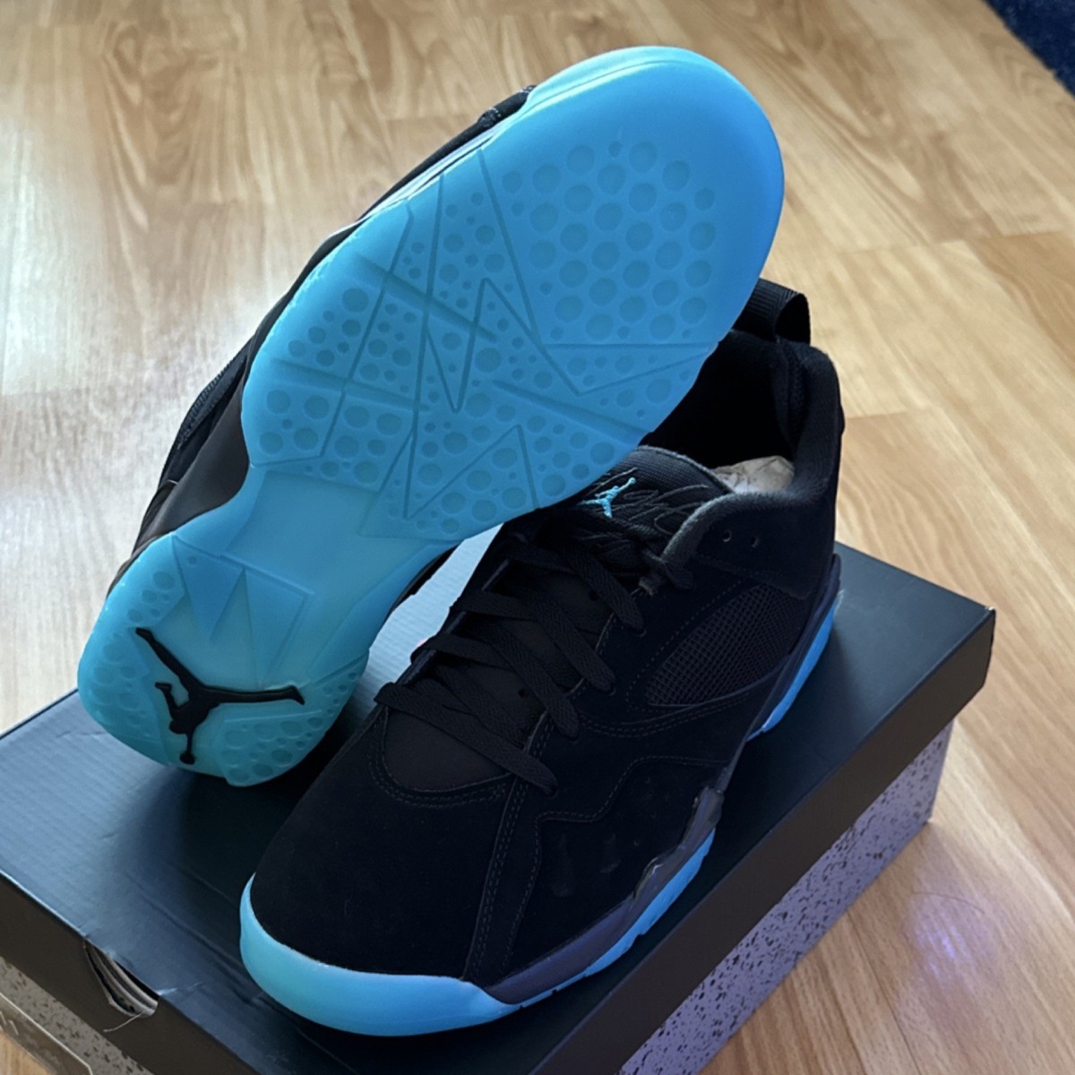 Air Jordan MVP 92 Mens Sneaker Black Gamma Blue Anthracite HQ3960