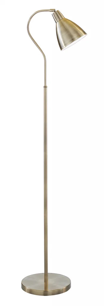 Floor Light Brass Libra Antique Searchlight 5026AB