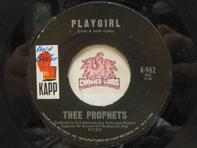 Thee Prophets   Playgirl / Patricia Ann, 45 RPM VG (30L)