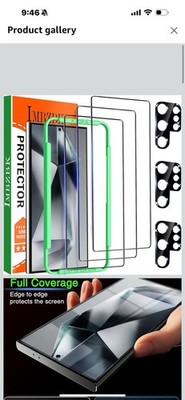 Imbzbk 3 Pack Screen Protector For Samsung Galaxy S24 Ultra Tempered Glass *NEW*