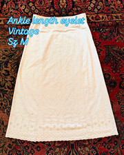 Vintage Liz Claiborne Women's Eyelet Skirt, Size M