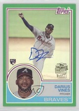 2024 Archives 1983 Fan Favorite Green Foilboard 29/99 Darius Vines Auto g9n