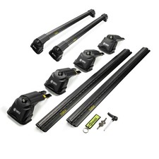 für CITROEN JUMPY 2016+ DACHGEPÄCKTRÄGER DACHTRÄGER ALUMINIUM SCHWARZ