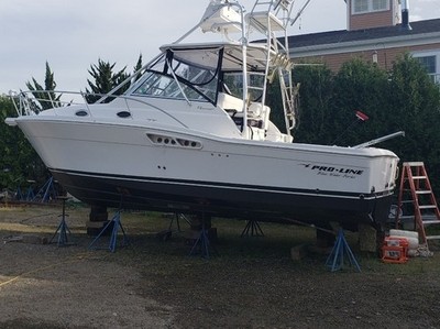 2003 Proline 33 Express Fishing Boat / Cruiser Twin Deisel