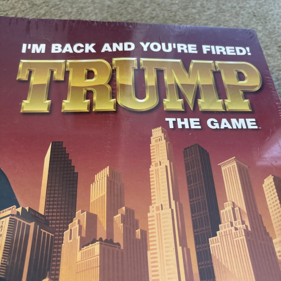 Donald Trump The Board Game Complete 2004 Vintage Parker Brothers - New & Sealed - Image 3 of 4