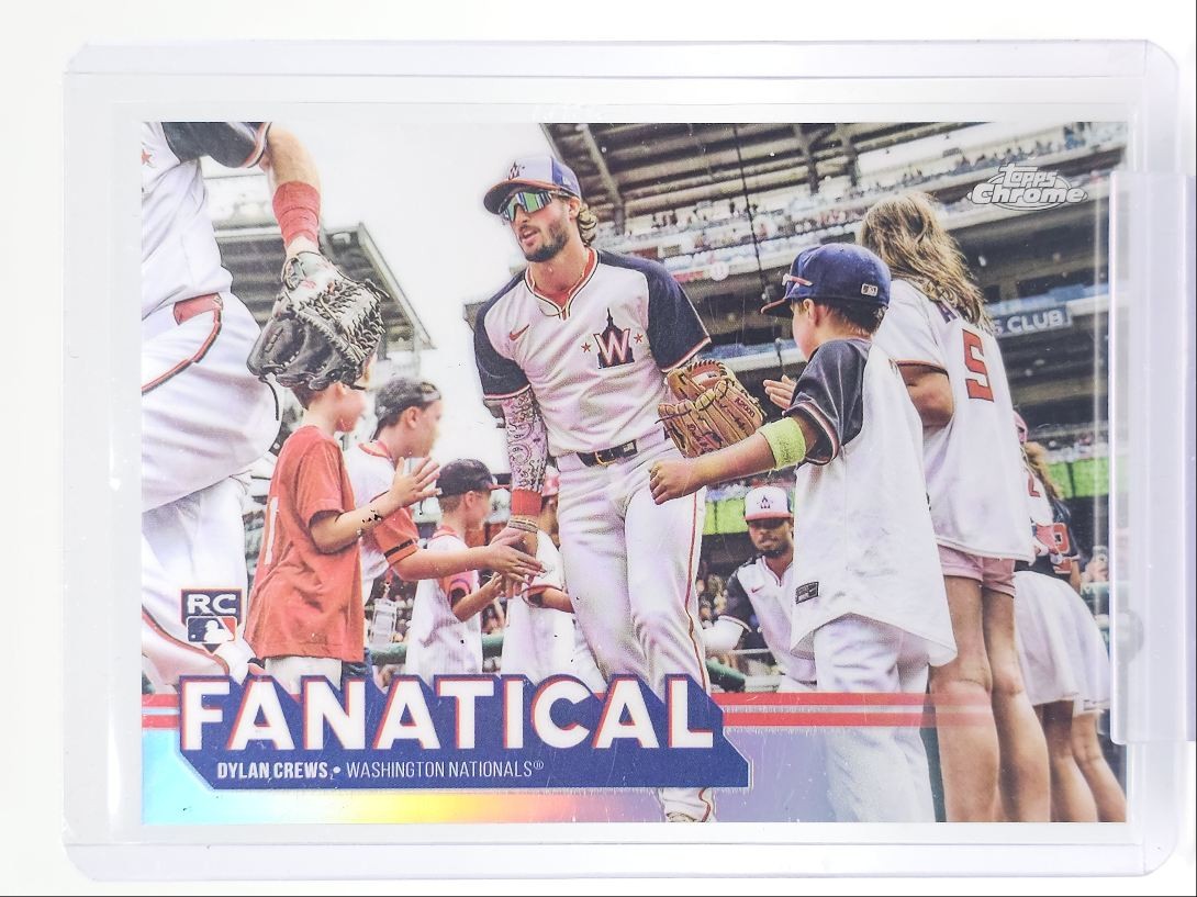 DYLAN CREWS 2025 TOPPS CHROME ROOKIE FANATICAL CASE HIT SP RC Q6116