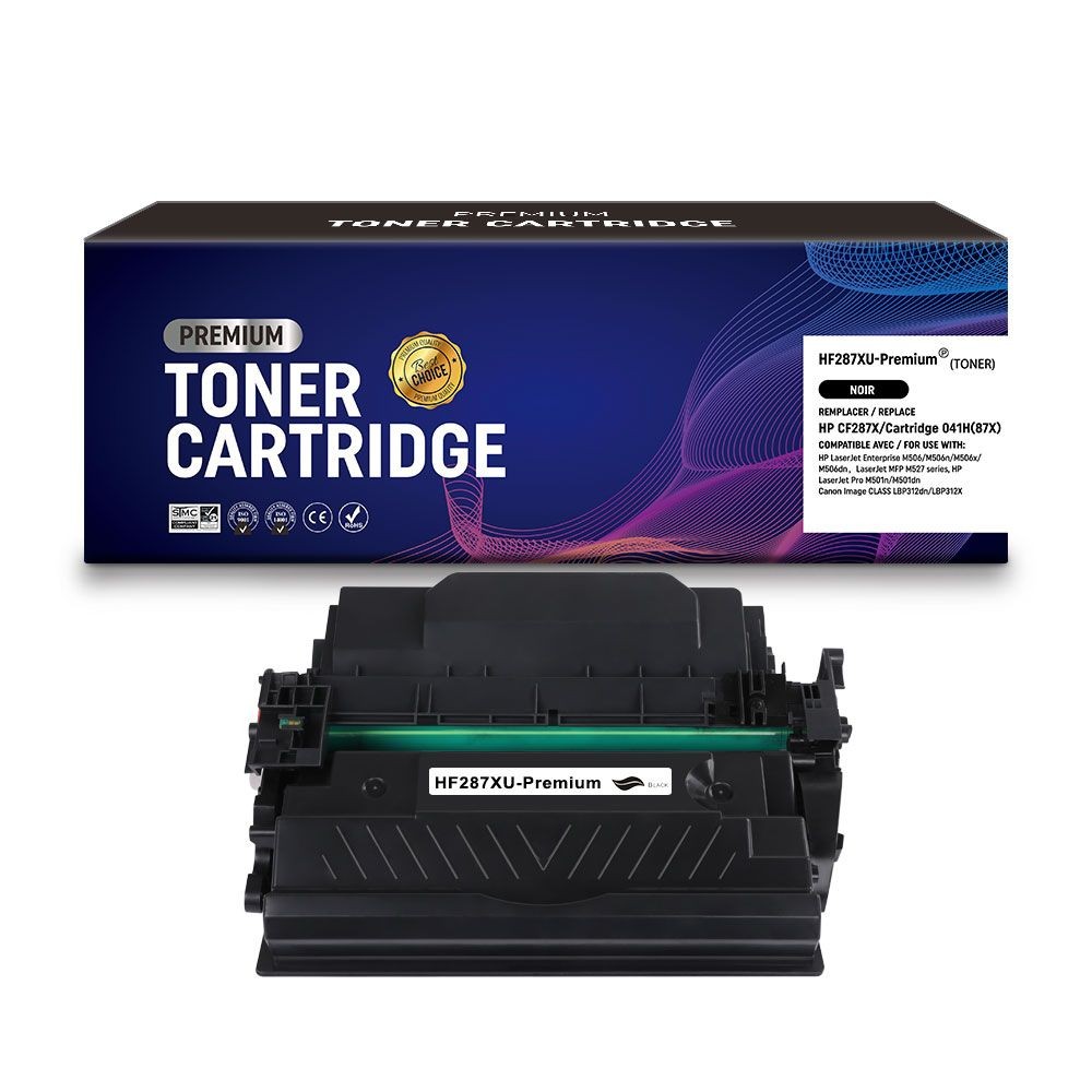 Cartouche de toner HP HF287XU consommable laser noir pour imprimante de secrétariat