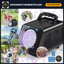 Automatic Bubble Machine Blower for Kids  20000 Bubbles/Min  Battery Operated