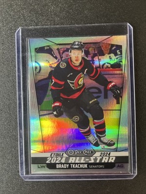 2024-25 O-Pee-Chee - Brady Tkachuk - Ottawa - #530 Rainbow /350