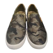 Olukai Lae’ahi Pa’i Men’s Slip On Boat Loafers Boating Casual Shoes Green Camo 