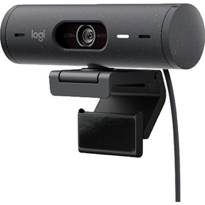 Logitech Brio 500 Full HD-Webcam  Klemm-Halterung, Stereo-Mikrofon, Integrier...
